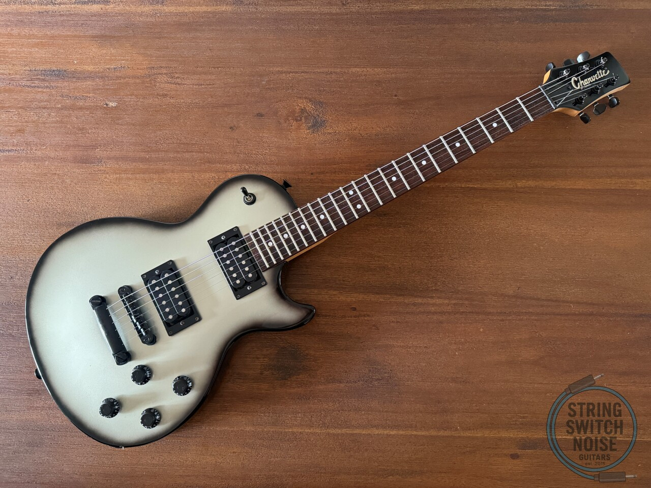 Charvel Charvette Les Paul Guitar, Silver burst, 1989-1991