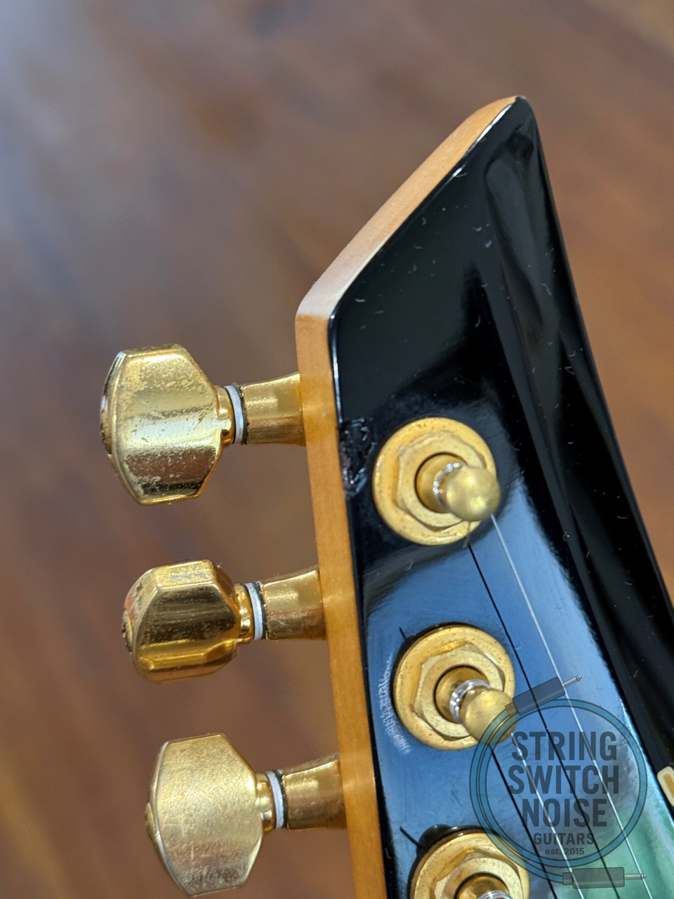 Fernandes HSS Super Strat, Quilted Aqua Burst, MIJ, 1990s
