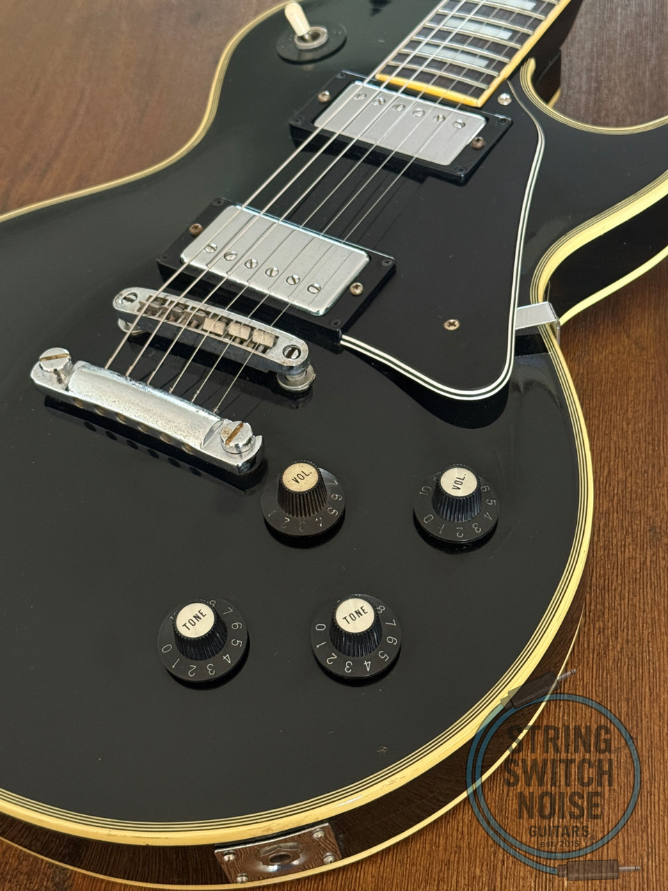 Greco Les Paul, Ebony (Black), Vintage 1974, Made In Japan, EG380B
