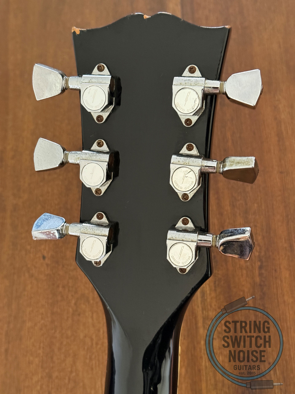 Greco Les Paul Custom Guitar, Black, Made in Japan, 1976, EG480B