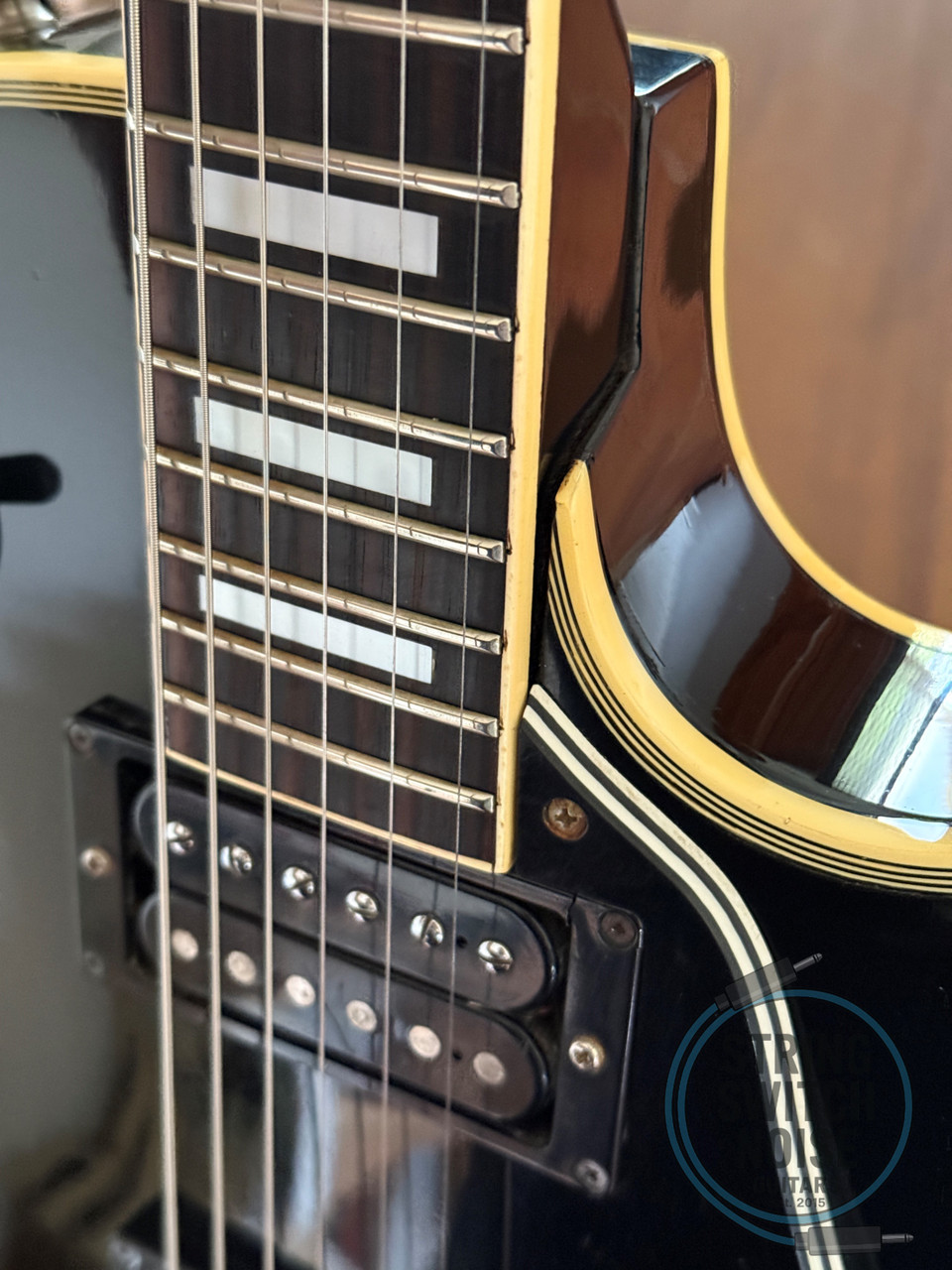Greco Les Paul Custom Guitar, Black, Made in Japan, 1976, EG480B