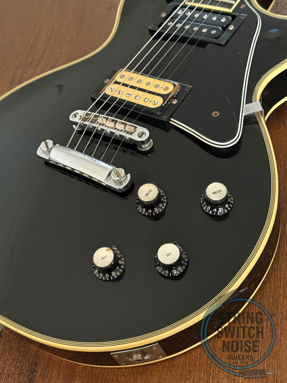 Greco Les Paul Custom Guitar, Black, Made in Japan, 1976, EG480B