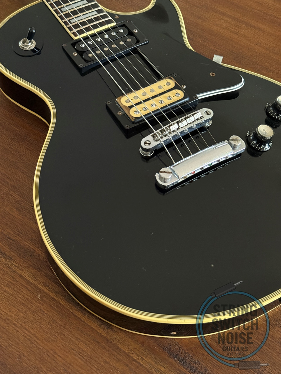 Greco Les Paul Custom Guitar, Black, Made in Japan, 1976, EG480B