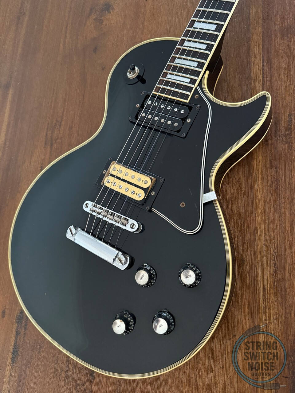 Greco Les Paul Custom Guitar, Black, Made in Japan, 1976, EG480B