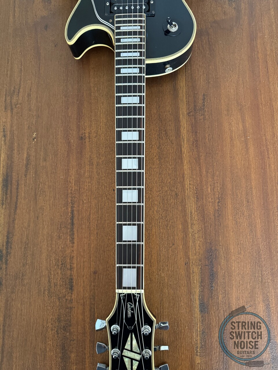 Greco Les Paul Custom Guitar, Black, Made in Japan, 1976, EG480B