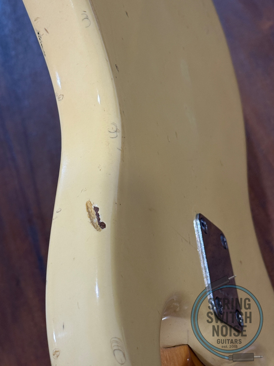 Mosrite Avenger Guitar, The Ventures Model, Aged White, MIJ 1970s