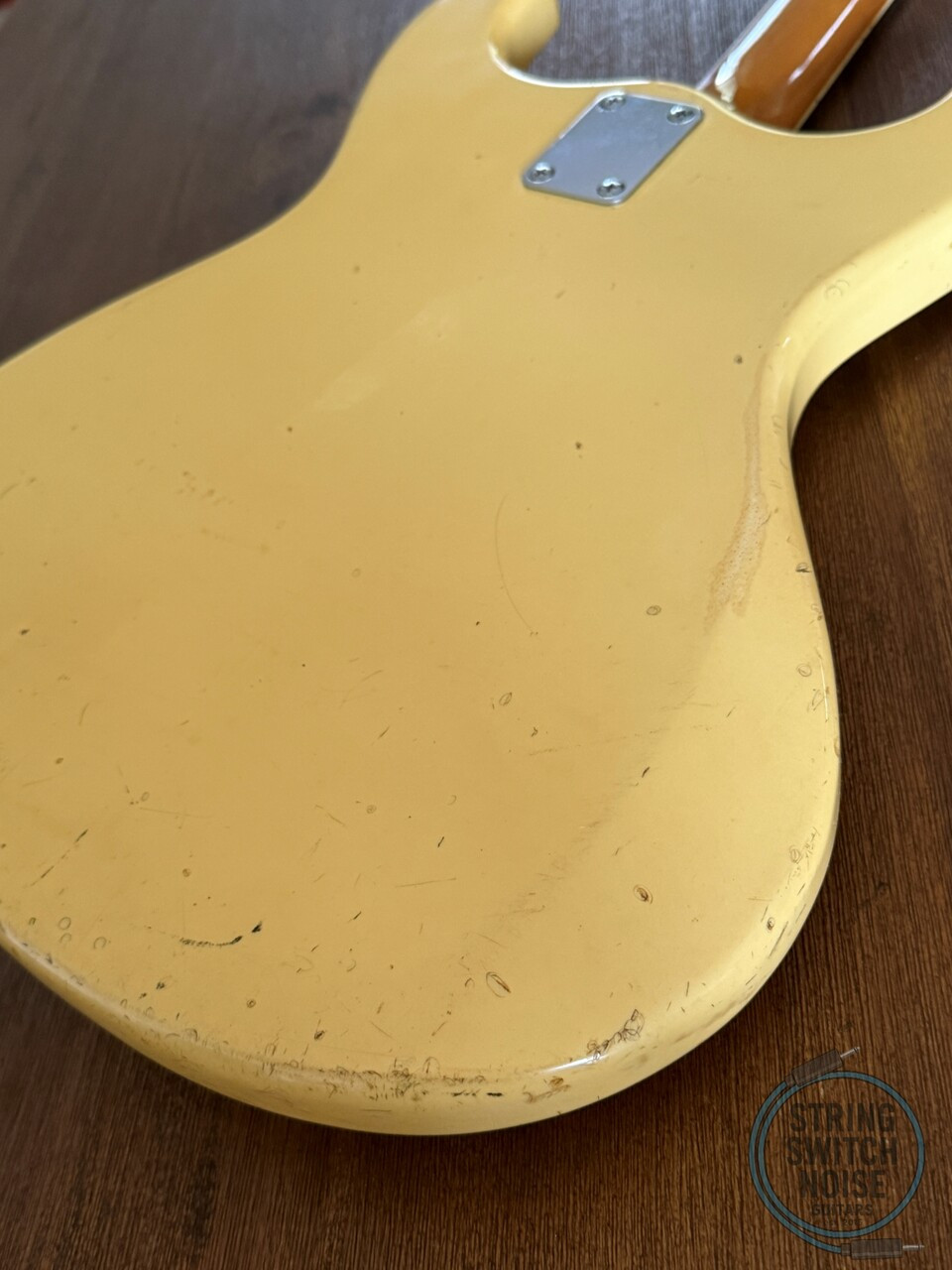 Mosrite Avenger Guitar, The Ventures Model, Aged White, MIJ 1970s