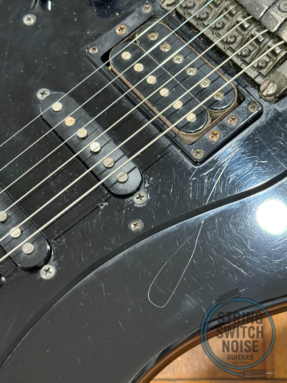 Yamaha RGX512P Guitar, Black, MIJ, 1988, The “SHIP” serial model