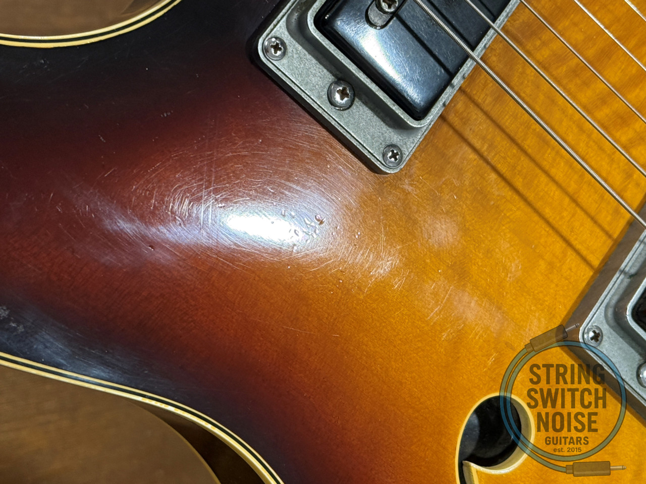 Yamaha SA50, Hollow Body Guitar, Sunburst, 1967, Made in Japan