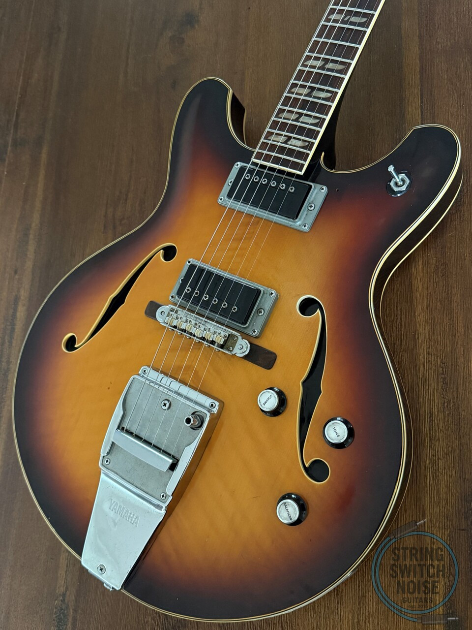 Yamaha SA50, Hollow Body Guitar, Sunburst, 1967, Made in Japan