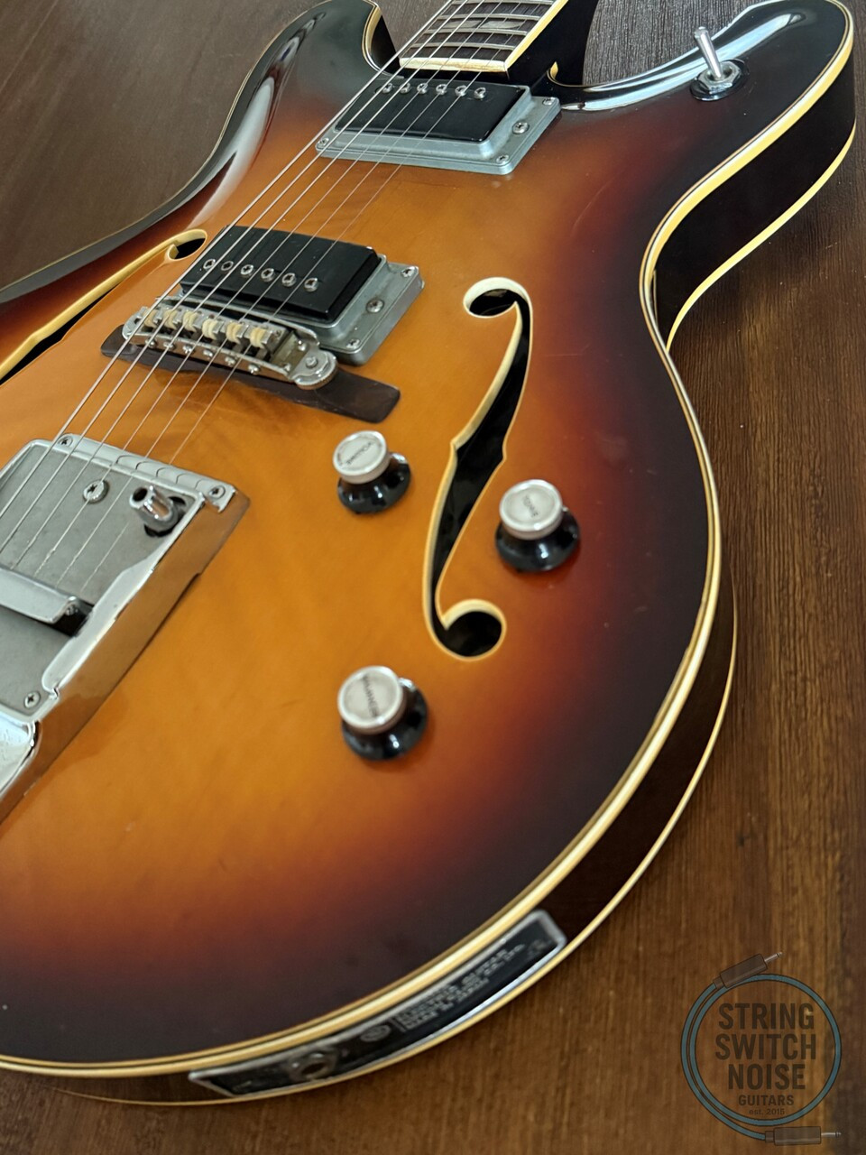 Yamaha SA50, Hollow Body Guitar, Sunburst, 1967, Made in Japan