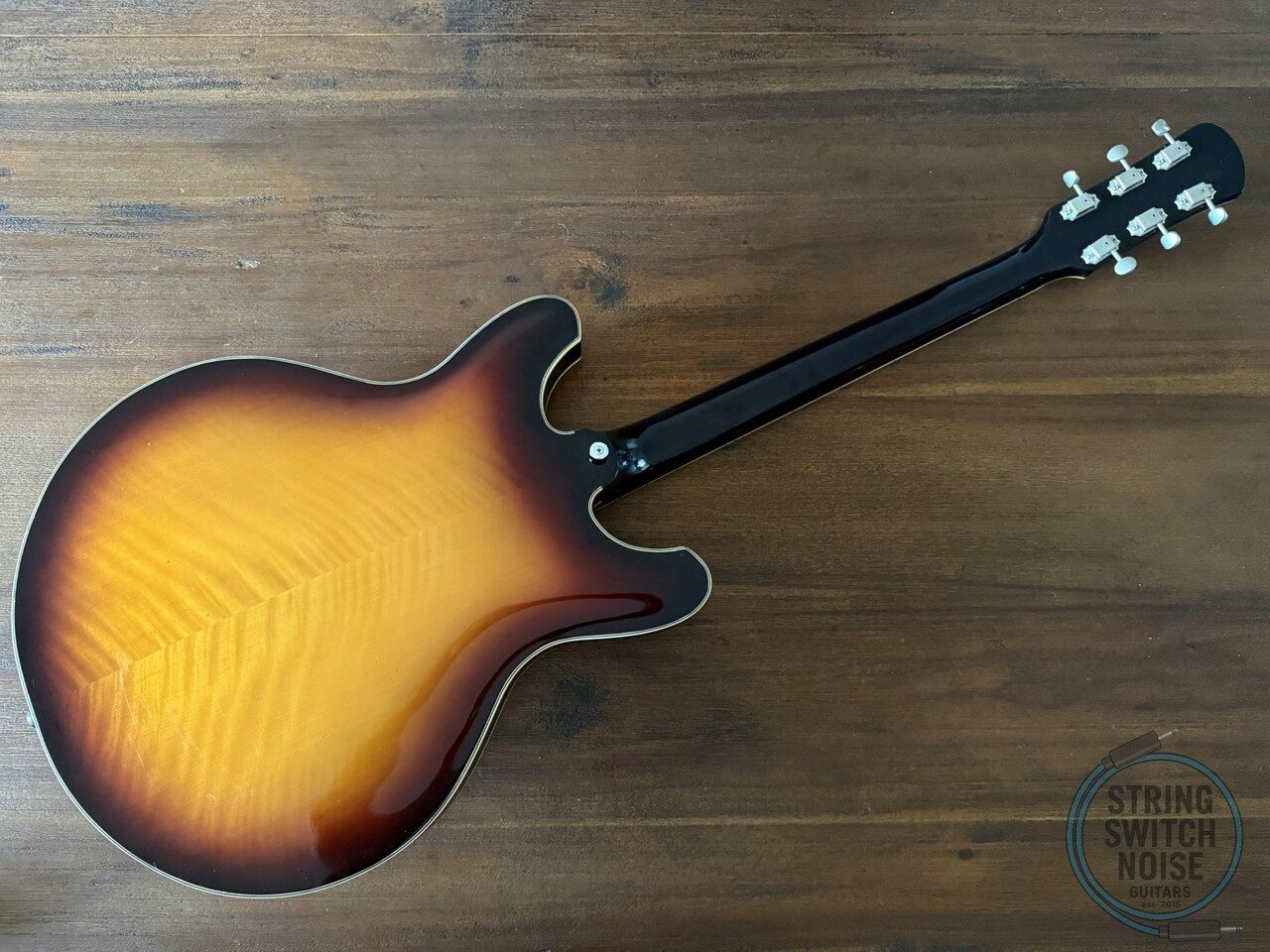 Yamaha SA50, Hollow Body Guitar, Sunburst, 1967, Made in Japan