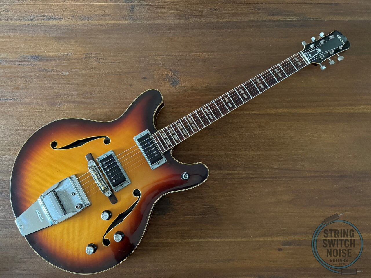 Yamaha SA50, Hollow Body Guitar, Sunburst, 1967, Made in Japan