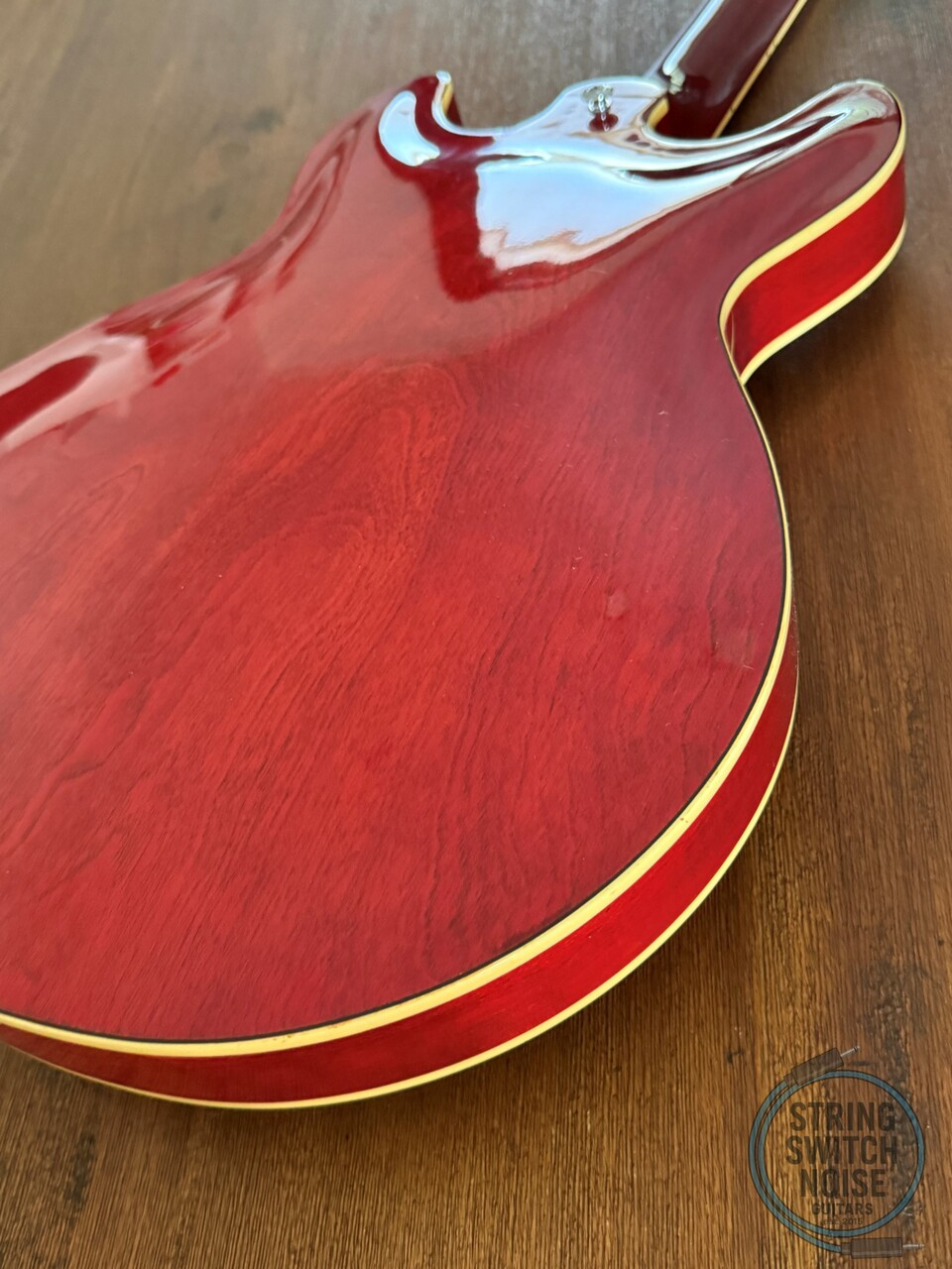 Yamaha SA700, “335” Guitar, 1977, Persimmon Red, 1ST YEAR PRODUCTION