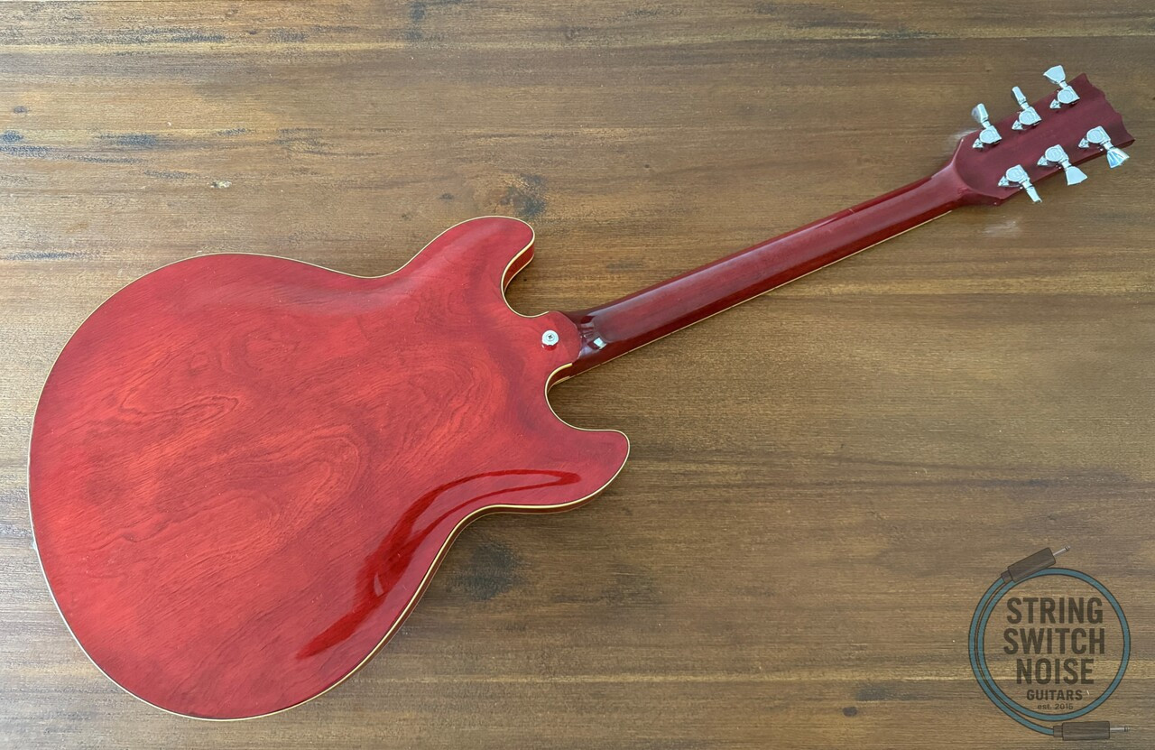 Yamaha SA700, “335” Guitar, 1977, Persimmon Red, 1ST YEAR PRODUCTION