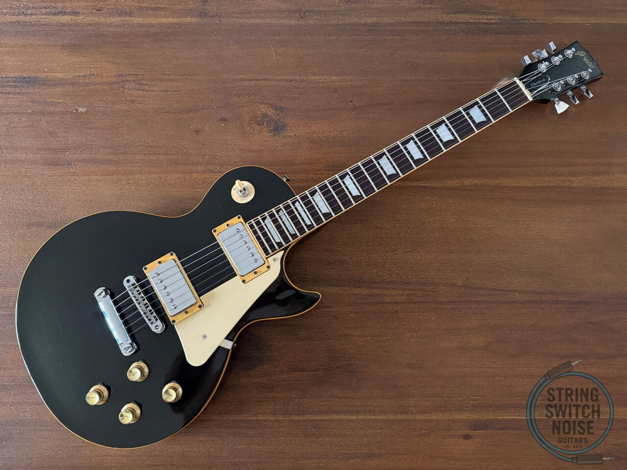 Greco Les Paul Guitar, Ebony (Black), MIJ, 1978 Vintage, EG500