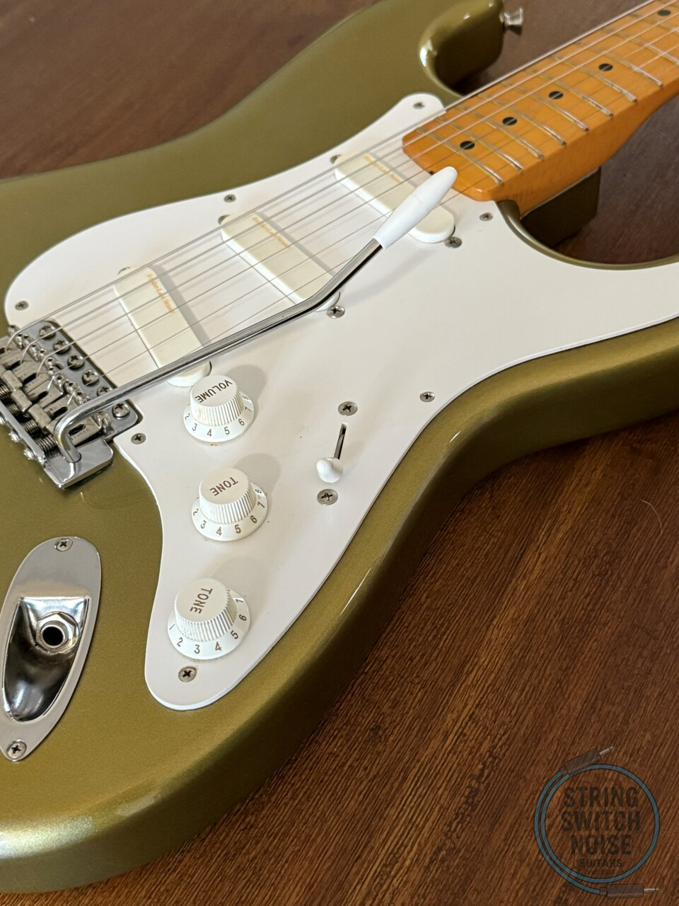 Fender Stratocaster, ’57 Lace Sensor, Shoreline Gold, 1992, ST57-77LS