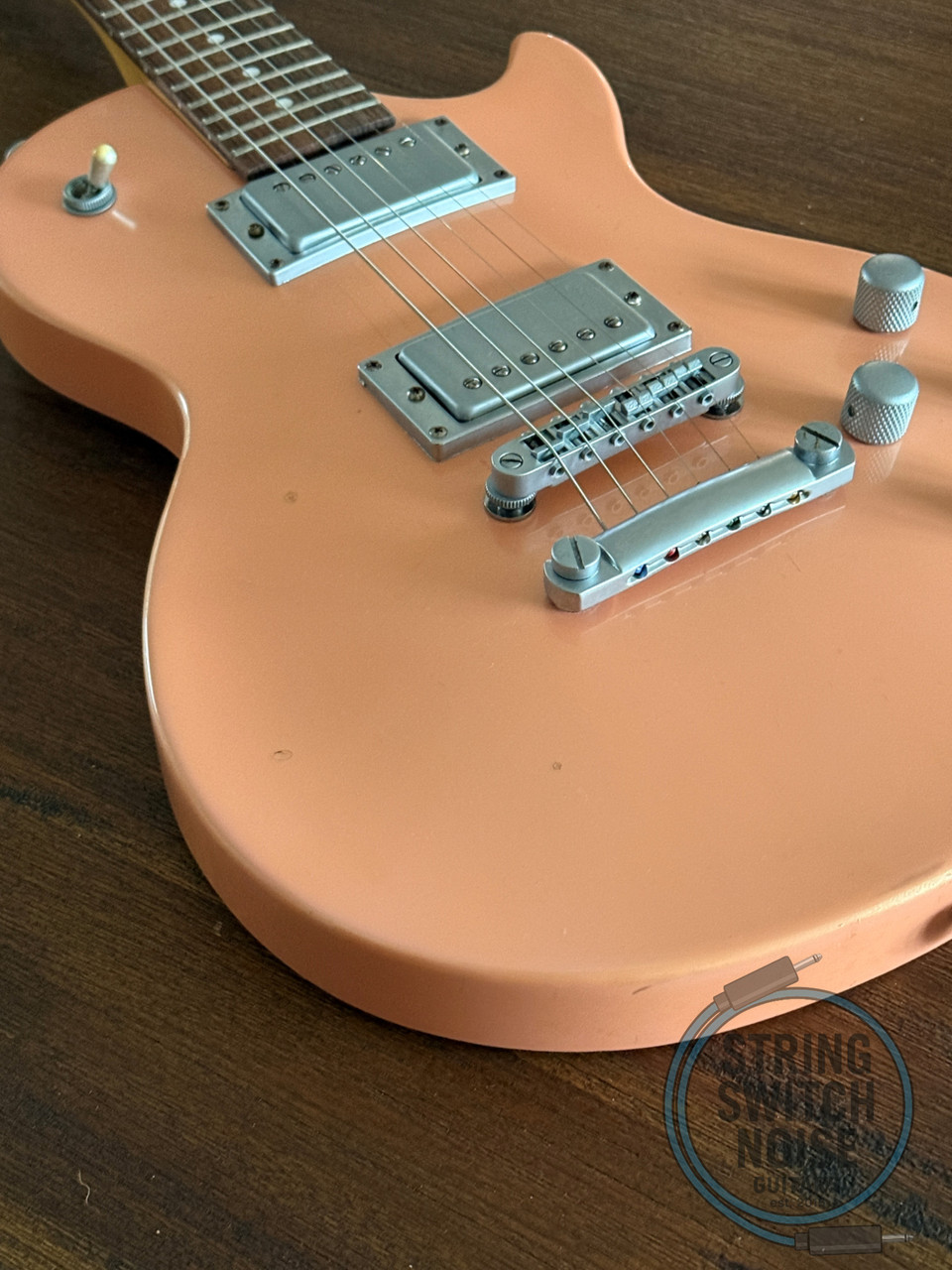 Charvel Les Paul Guitar, Refinement, Metallic Salmon Pink, MIJ 1993, R-S43