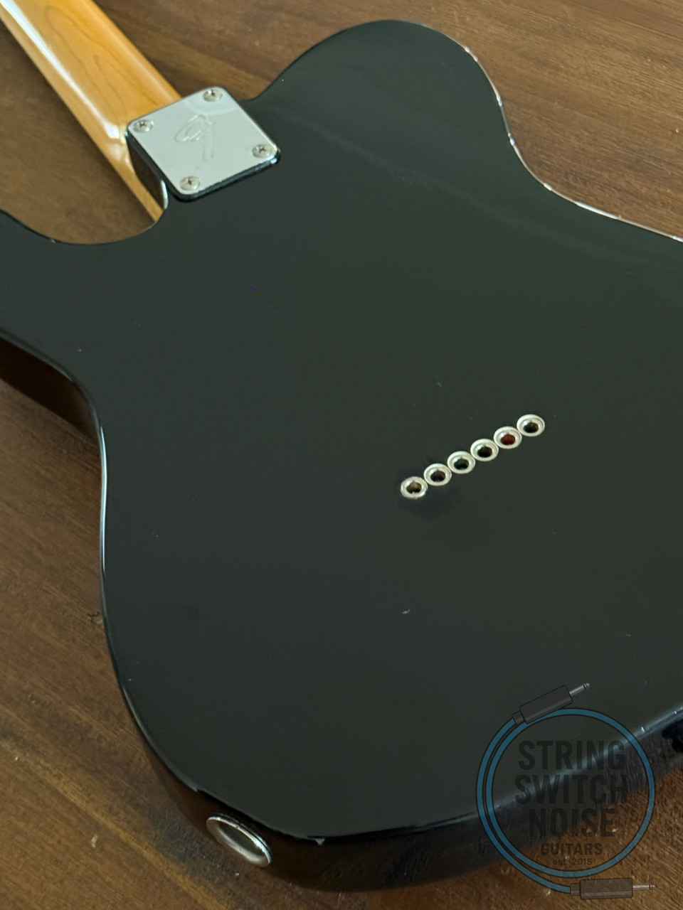 Fender Telecaster, ‘72, Black on Black, “E” Serial, 1989