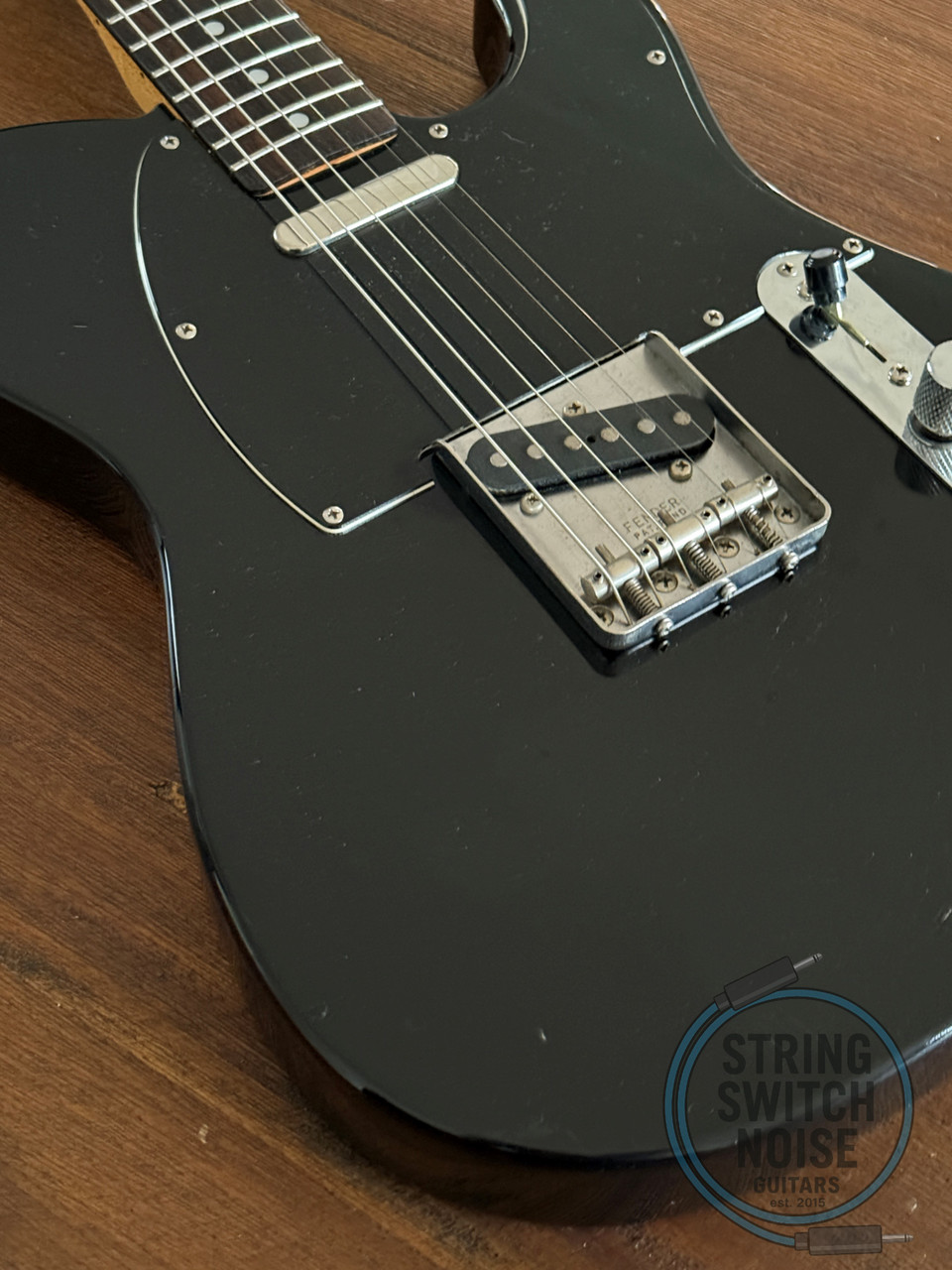 Fender Telecaster, ‘72, Black on Black, “E” Serial, 1989