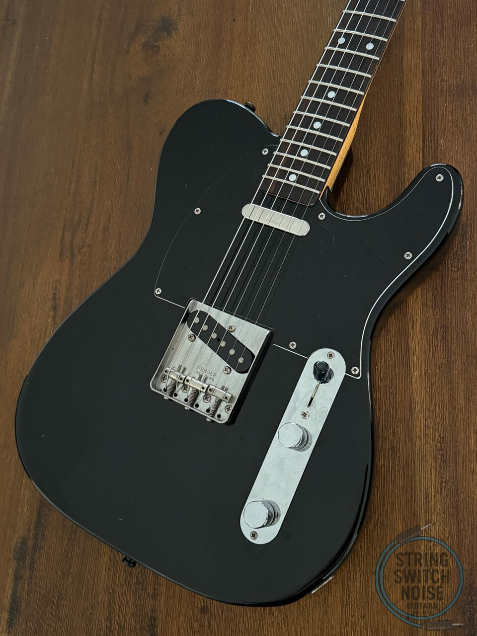 Fender Telecaster, ‘72, Black on Black, “E” Serial, 1989