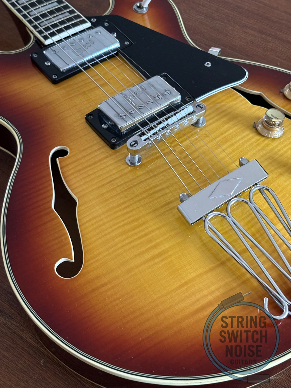 Greco “339” Guitar, SA450, MIJ 1973, Honey Burst, 2nd YEAR, OHSC