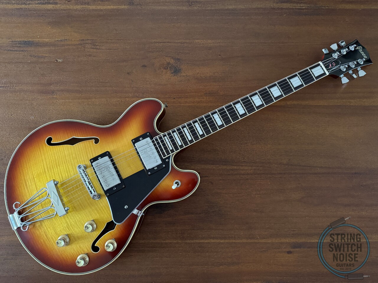 Greco “339” Guitar, SA450, MIJ 1973, Honey Burst, 2nd YEAR, OHSC