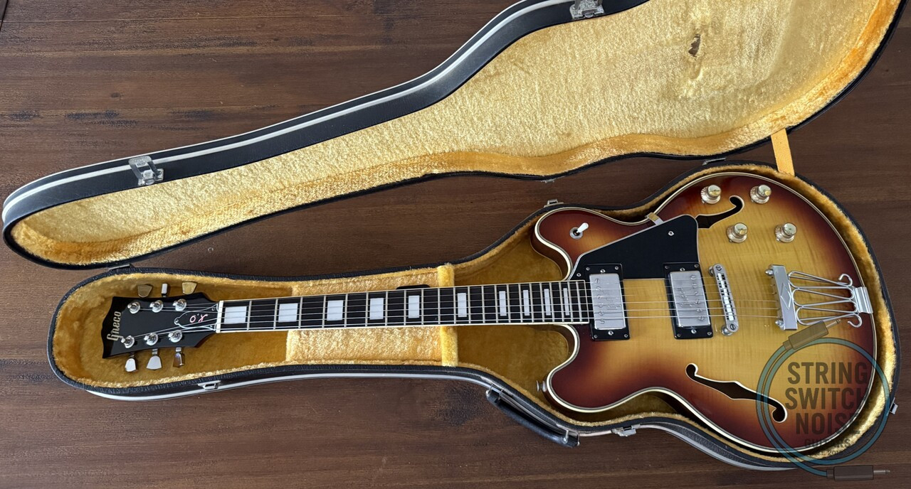 Greco “339” Guitar, SA450, MIJ 1973, Honey Burst, 2nd YEAR, OHSC