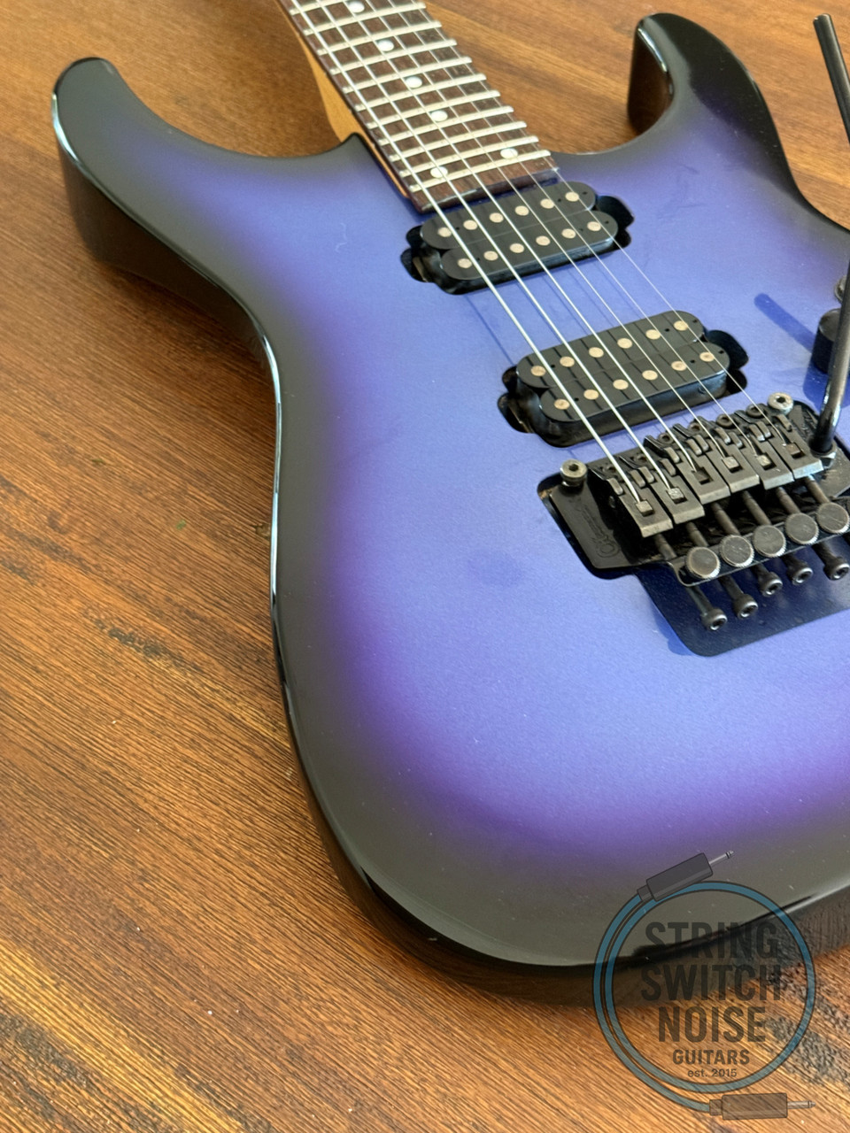 Charvel Stratocaster Guitar, By Jackson, HH, Blue Purple Burst, MIJ 1992