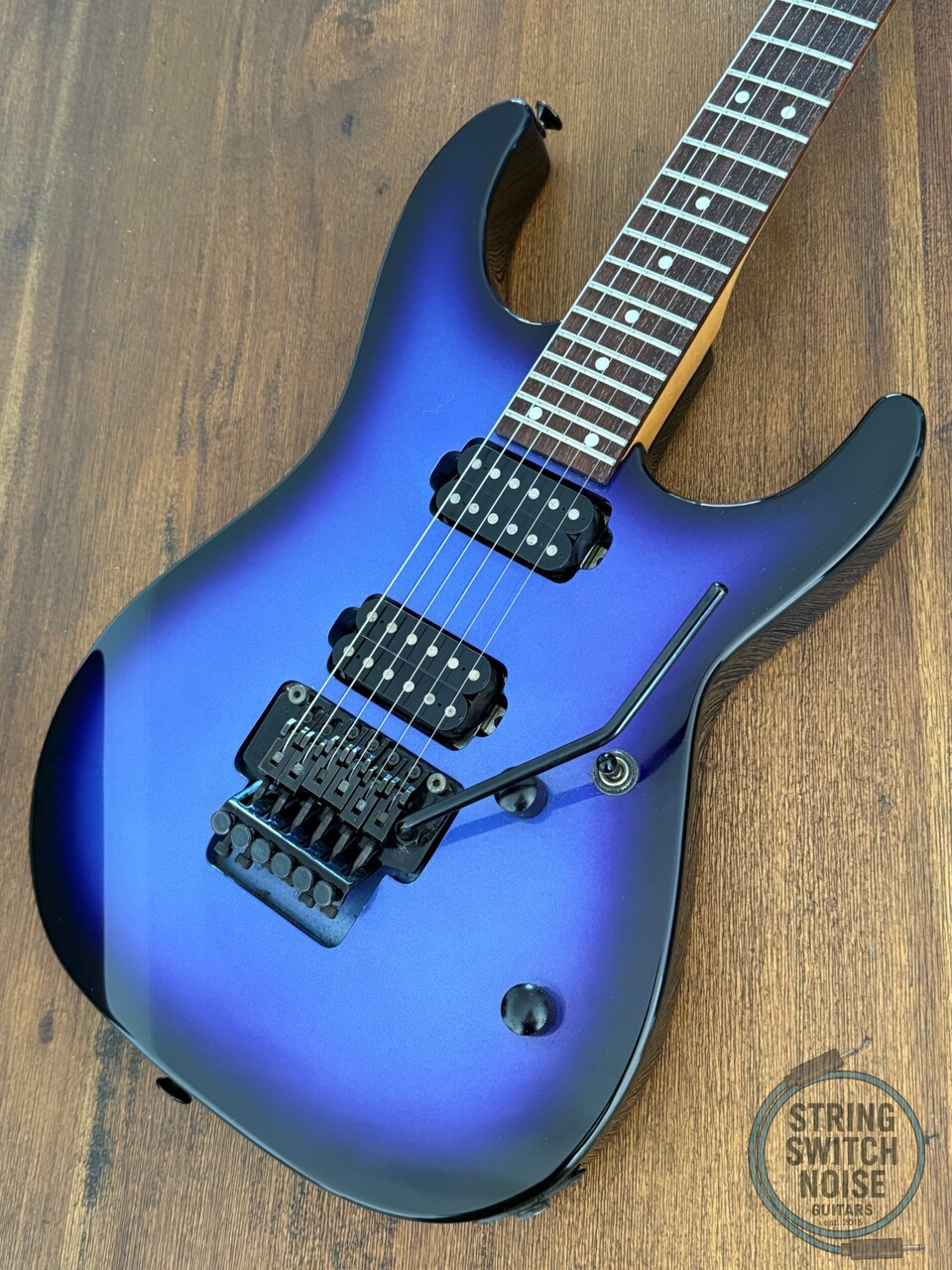 Charvel Stratocaster Guitar, By Jackson, HH, Blue Purple Burst, MIJ 1992