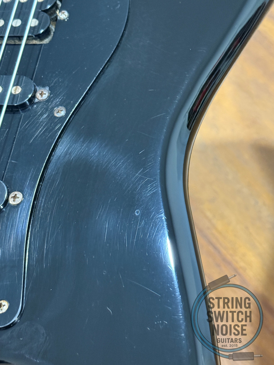 Fender Stratocaster, BOXER, ST456, HSS, Black, 1986, E Serial