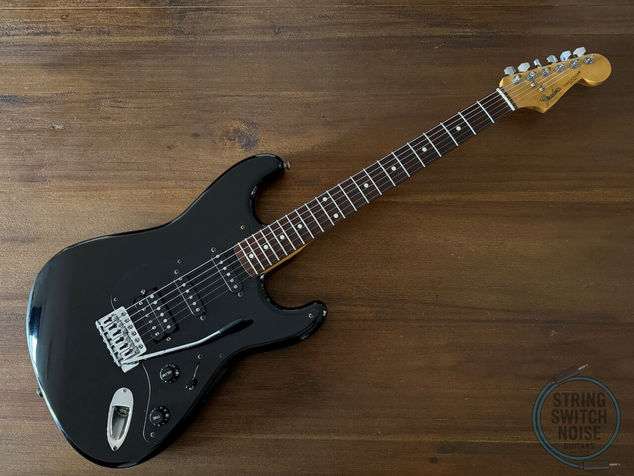 Fender Stratocaster, BOXER, ST456, HSS, Black, 1986, E Serial