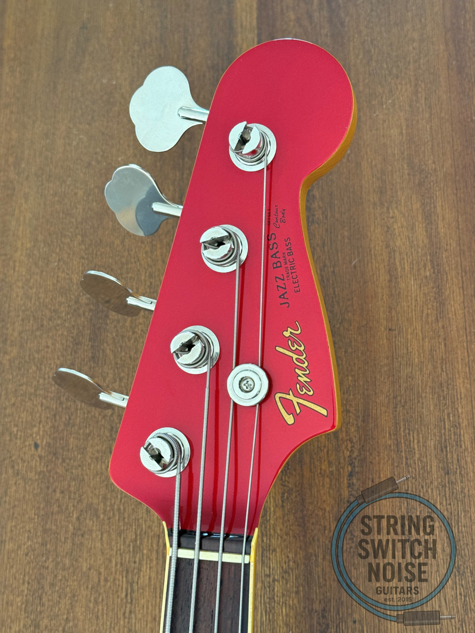 Fender Jazz Bass, RARE, ’65-US Bound, Candy Red, 2004, USA Pickups, Hard Case
