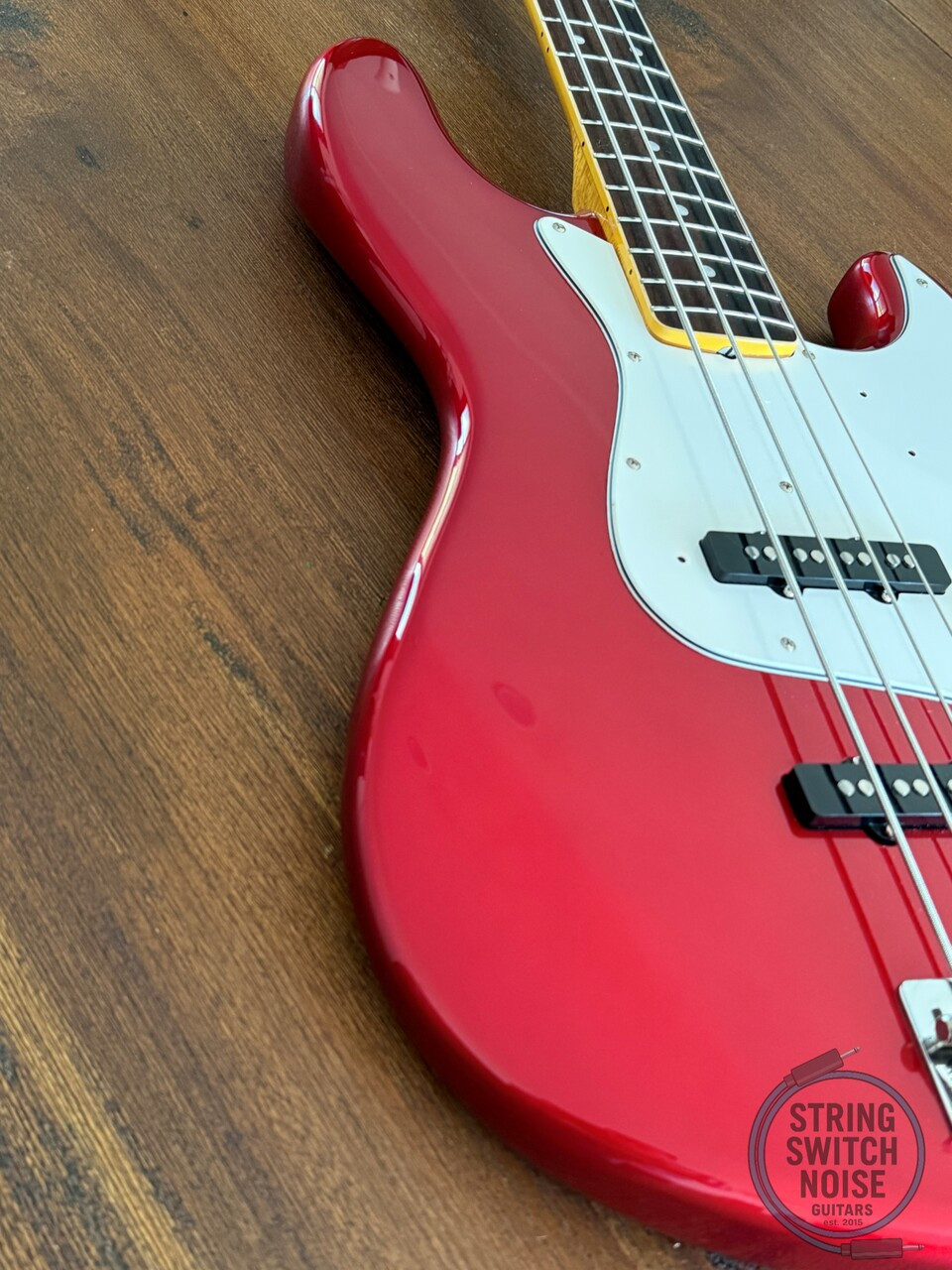 Fender Jazz Bass, RARE, ’65-US Bound, Candy Red, 2004, USA Pickups, Hard Case