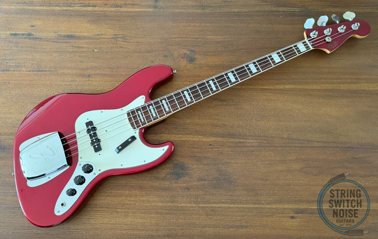 Fender Jazz Bass, RARE, ’75-US Bound, Old Candy, 2004, USA Pickups, Hard Case