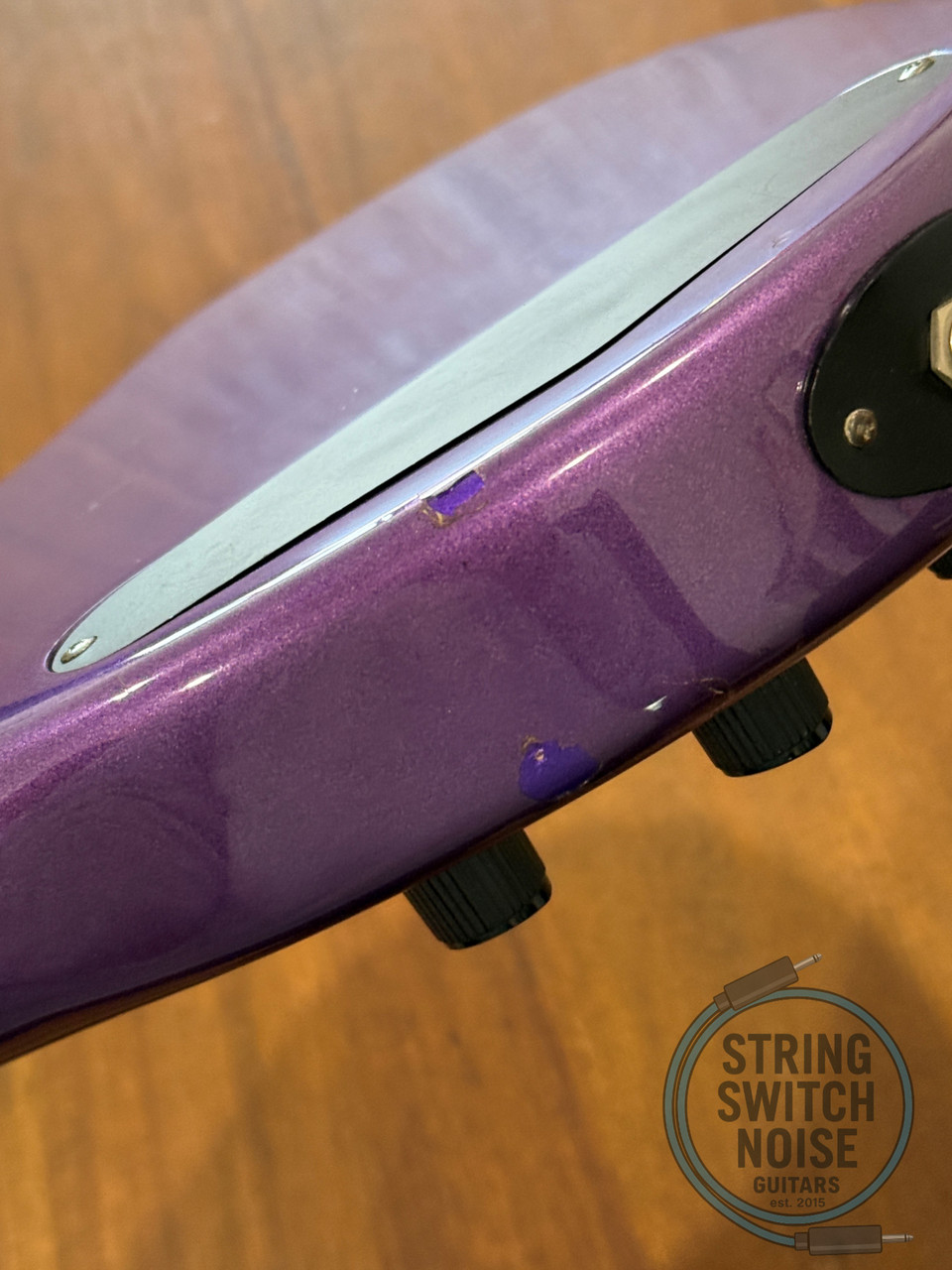 Fernandes Revolver Bass, Metallic Purple, MIJ, 1990s, FRB-60, Original Case