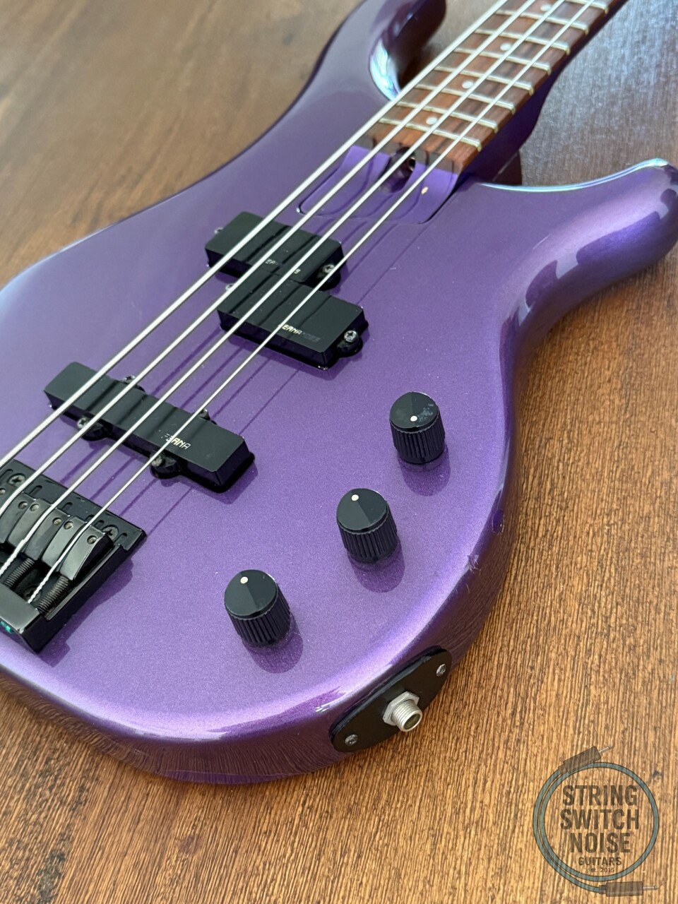 Fernandes Revolver Bass, Metallic Purple, MIJ, 1990s, FRB-60, Original Case