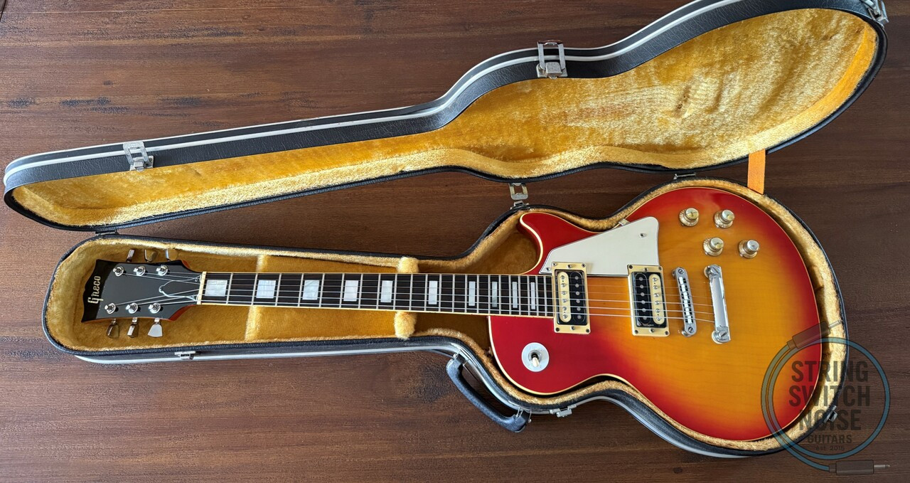 Greco Les Paul, Cherry Sunburst, MIJ, 1974, EG650R, Original Hard Case
