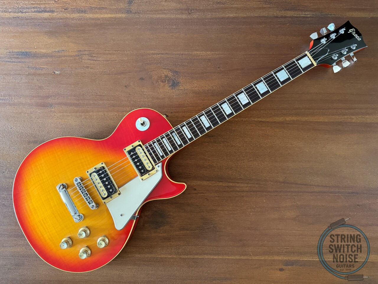Greco Les Paul, Cherry Sunburst, MIJ, 1974, EG650R, Original Hard Case