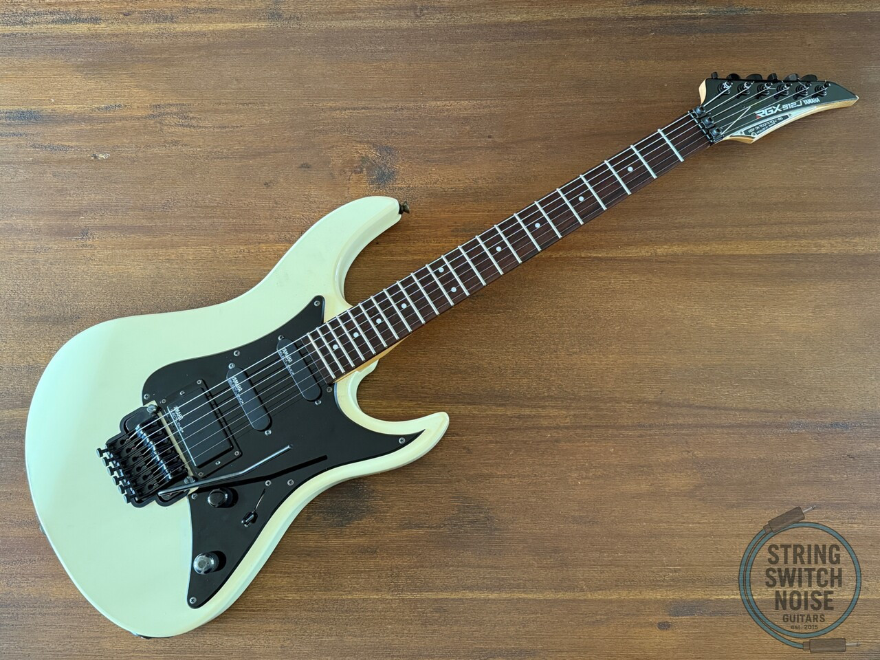 YAMAHA, RGX512J, HSS Super Strat, White, MIJ, 1986, EMG Pickups