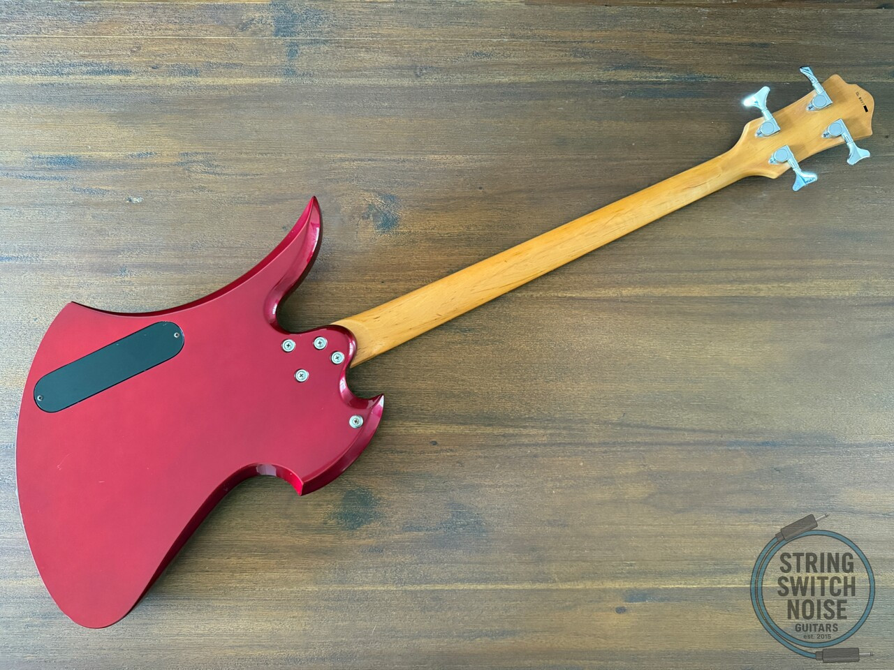 BC Rich Mockingbird Bass, Candy Apple Red, 2000s, PJ pickup