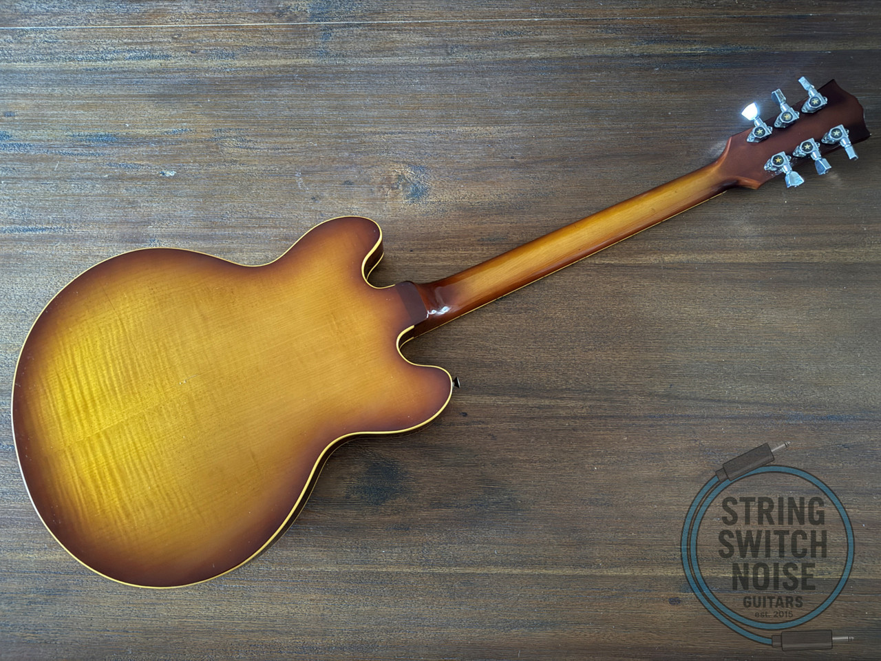 Greco “339”, Vintage 1974, Full Hollow Body, Honey Burst, SA450