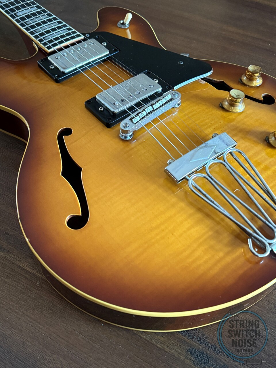 Greco “339”, Vintage 1974, Full Hollow Body, Honey Burst, SA450