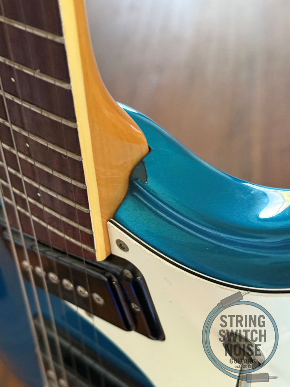 Mosrite of California Guitar, The Ventures '65, RARE, Lake Blue, 1998, OHSC
