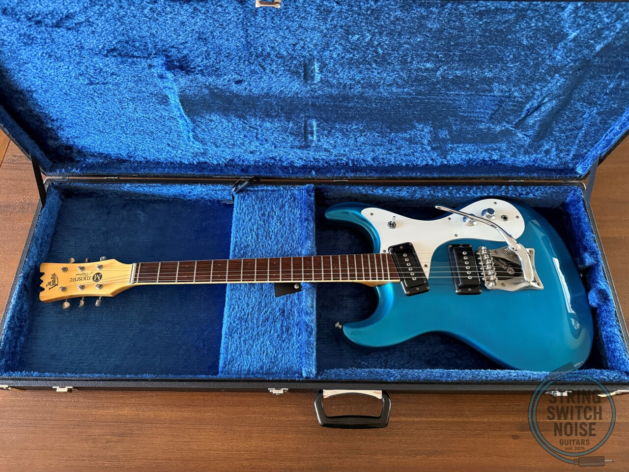 Mosrite of California Guitar, The Ventures '65, RARE, Lake Blue, 1998, OHSC