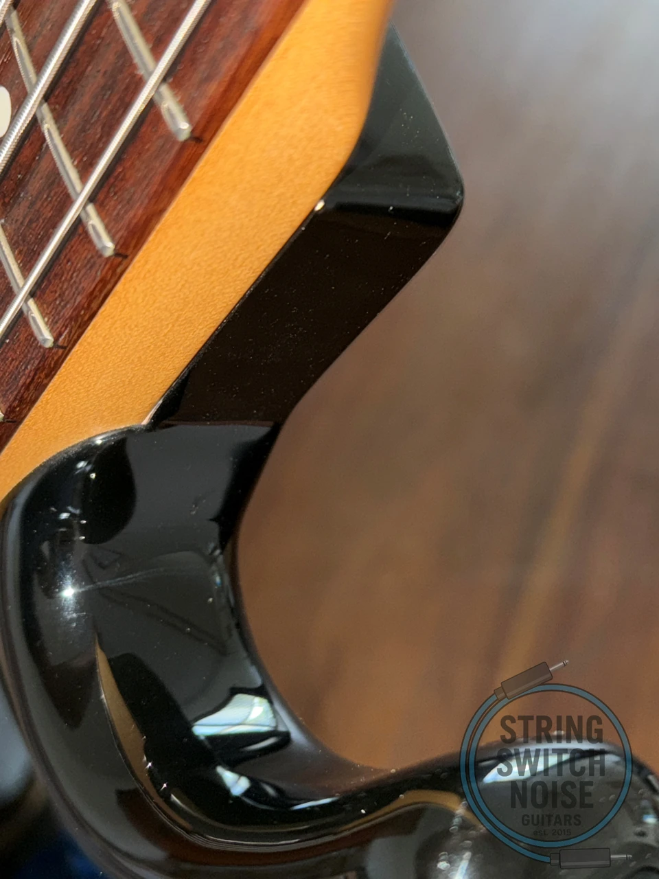 Fender Jazz Bass, High Gloss Black, Tort Guard, 2007, Made In Japan