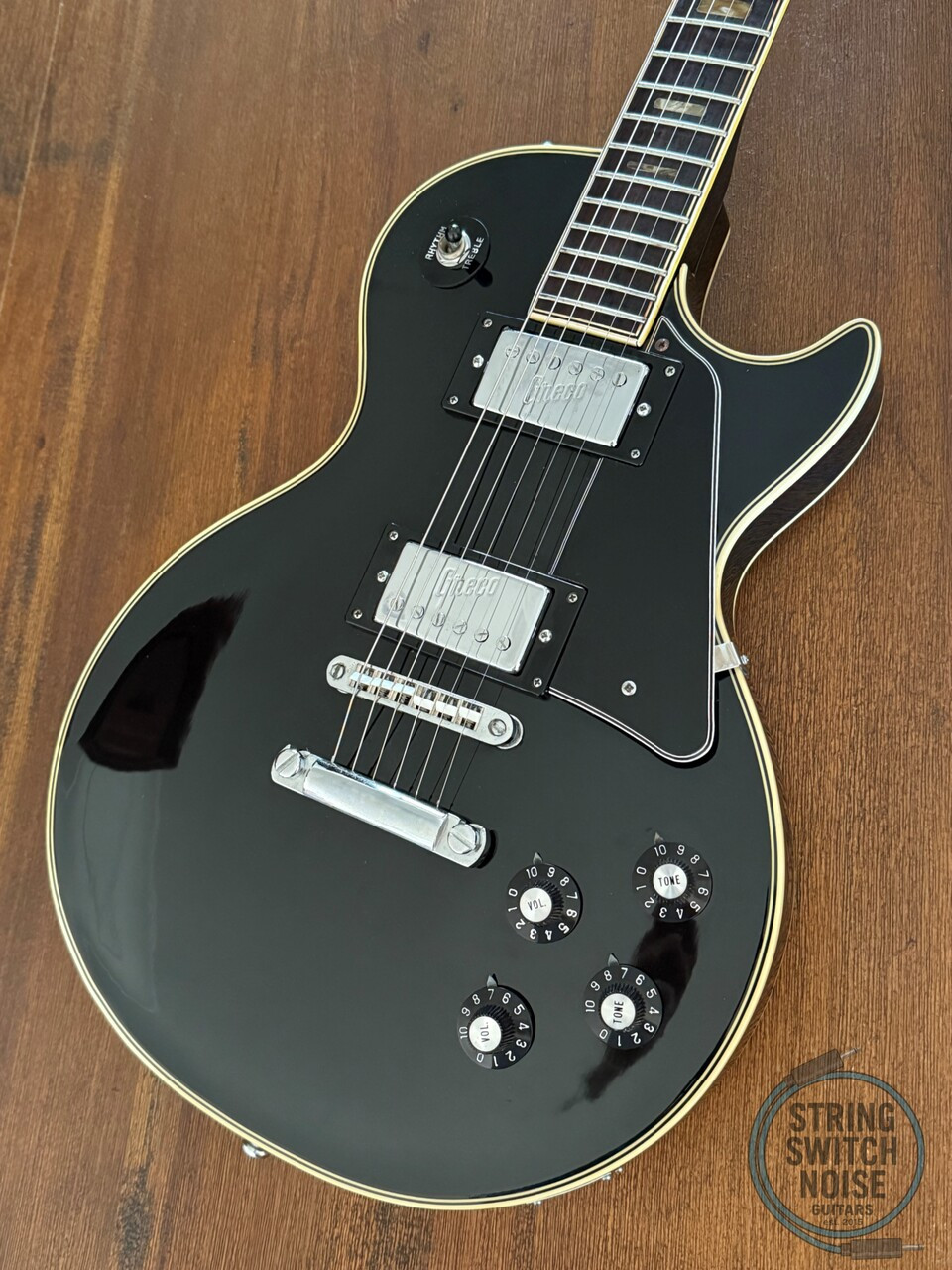 Greco, Les Paul, Ebony, 1973 Vintage, MIJ, EG360B, NEAR MINT CONDITION