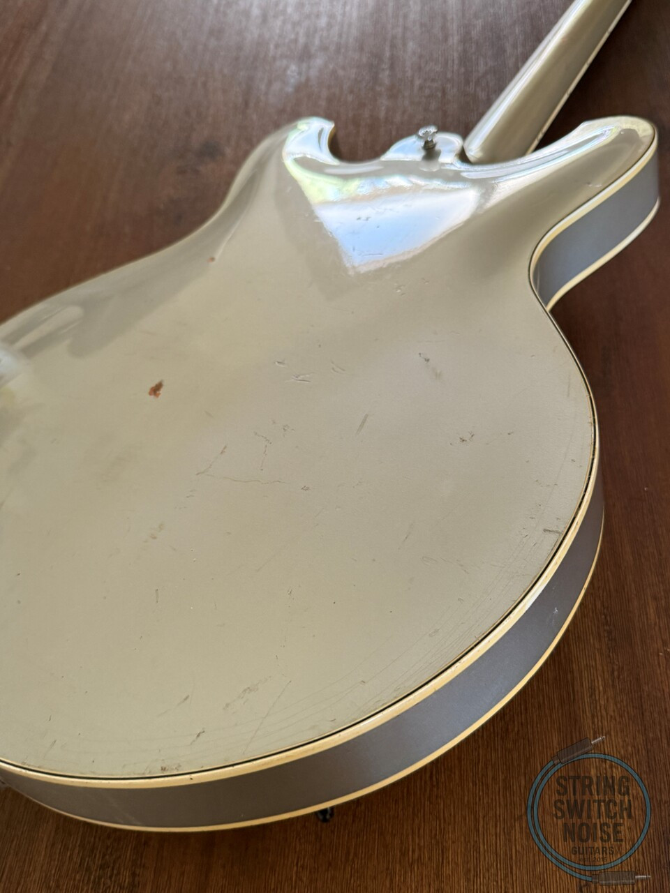Yamaha SA50B, Hollow Guitar, RARE, Pearl Glacier, MIJ, 1972, OHSC