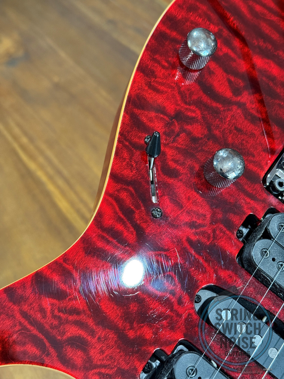 Ibanez Premium Guitar, RG870QMZ Red Desert, 2011, NEAR MINT CONDITION