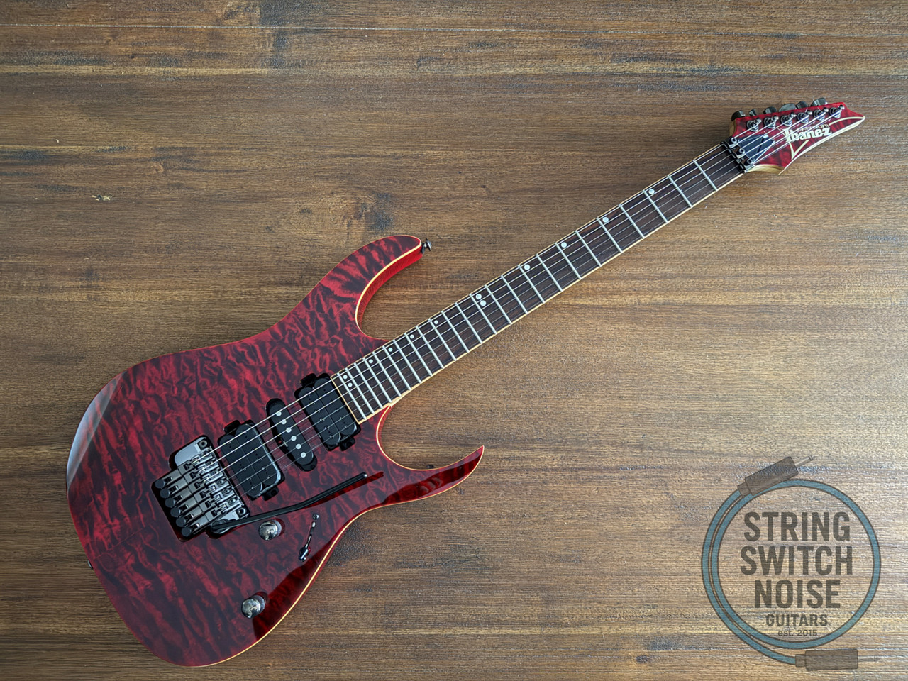 Ibanez Premium Guitar, RG870QMZ Red Desert, 2011, NEAR MINT CONDITION